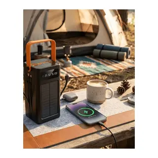 80.000 Solar Şarj Özellikli Yüksek Kapasiteli Powerbank Hızlı Şarj Destekli