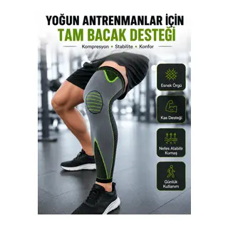 Tam Boy Diz Destekliği Gün Boyu Konfor ve Destek