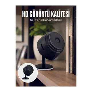 A9 Mini Wi-Fi Güvenlik Kamerası HD Gece Görüşlü Hareket Algılamalı Kablosuz IP Kamera