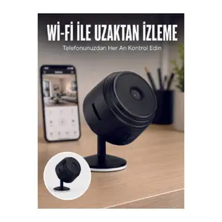 A9 Kablosuz Mini IP Kamera Wi-Fi Destekli Uzaktan İzleme Özellikli HD Güvenlik Kamerası