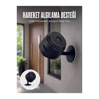 A9 HD Mini Güvenlik Kamerası Wi-Fi Bağlantılı Manyetik Tabanlı Ev ve Ofis Kamerası