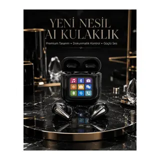 AI Bluetooth Kulaklık Akıllı Dokunmatik Kontrol Özellikli