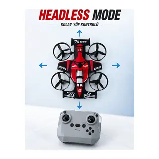 Uzaktan Kumandalı Araba Drone 3 Hız Kademeli 360° Dönüş ve Headless Mode Özellikli