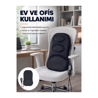 Ev ve Araç İçin Masaj Minderi Modlu Isıtmalı Titreşimli Koltuk Masaj Pedi