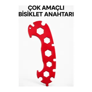 Bisiklet Bakım ve Tamir Anahtarı Çok Fonksiyonlu 12 Farklı Ölçü 6-17 mm