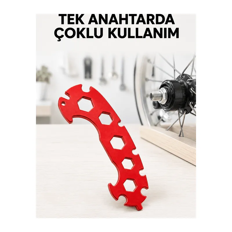 Çoklu Bisiklet Anahtarı 6 7 8 9 10 11 12 13 14 15 16 17 mm Tamir Aparatı