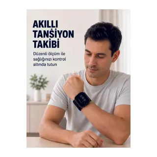 Dijital Bilek Tipi Tansiyon Ölçüm Cihazı Hafızalı Tasarım