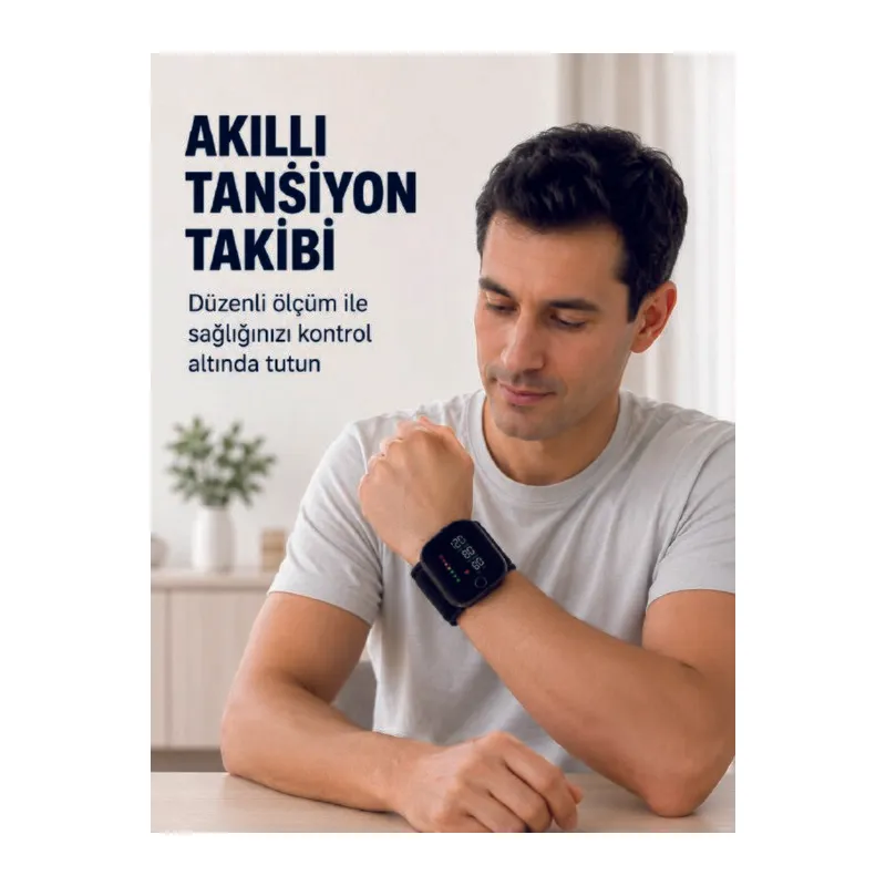 Dijital Bilek Tipi Tansiyon Ölçüm Cihazı Hafızalı Tasarım