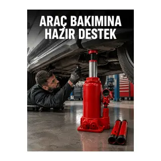2 Ton Hidrolik Kaldırma Gücü ile Güvenli Araç Desteği