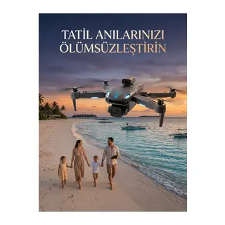 Canlı Görüntü Aktarımlı Katlanabilir Kamera Dron