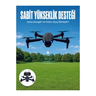 APP Kontrollü Mini Drone 4K HD Kamera, 360° Takla ve Katlanabilir Tasarım