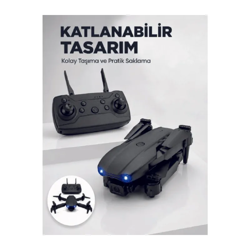 Katlanabilir Kamera Drone 4K HD Görüntü, Hover Özelliği ve Uzaktan Kumanda