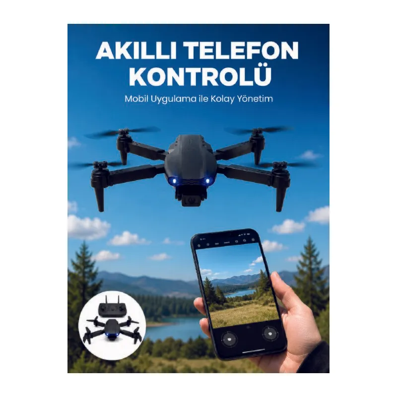 99 Pro Akıllı Kamera Drone Katlanabilir Gövde 4K HD Kamera ve APP Kontrolü