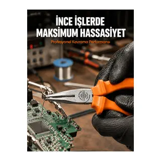 Ergonomik Saplı Profesyonel Kargaburun Dayanıklı Dövme Çelik Gövde