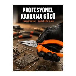 Uzun İnce Çeneli Profesyonel Kargaburun Dayanıklı Çelik El Aleti