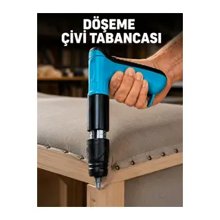 Ergonomik Saplı Çivi Tabancası Mobilya ve Ahşap Montaj El Aleti