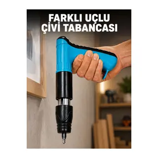 Yaylı Manuel Çivi Tabancası Ahşap Kaplama Döşeme Sabitleme Aleti