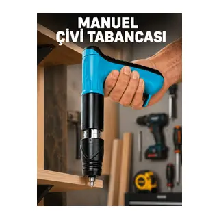 Metal Gövdeli El Tipi Çivi Tabancası Profesyonel Montaj Tabancası