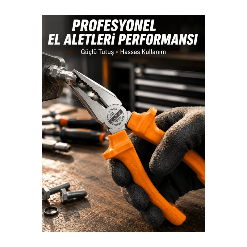 Ergonomik Saplı Hassas Kavrama Dövme Çelik Pense