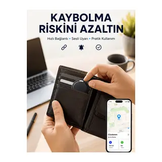 Konum Takip Cihazı AirTag İOS ve Android Uyumlu Akıllı Eşya Bulucu