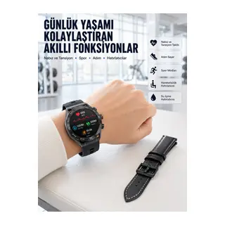 AMOLED Ekranlı 5G Android Akıllı Saat SIM Kart Destekli Kameralı Akıllı Saat