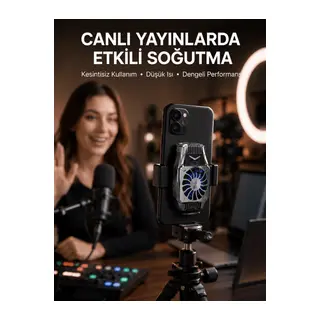 Telefon Soğutucu Fan Güçlü Hava Akışı ile Etkili Soğutma