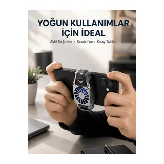 Telefon Isınmasını Azaltan Aktif Fanlı Soğutucu Sistemi
