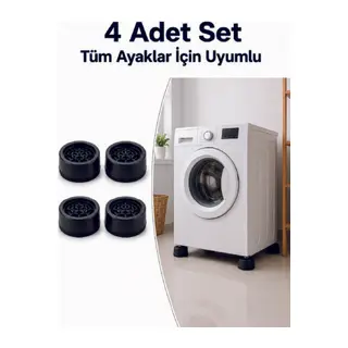 Kaymaz Tabanlı 4 Adet Makine Ayak Yükseltici