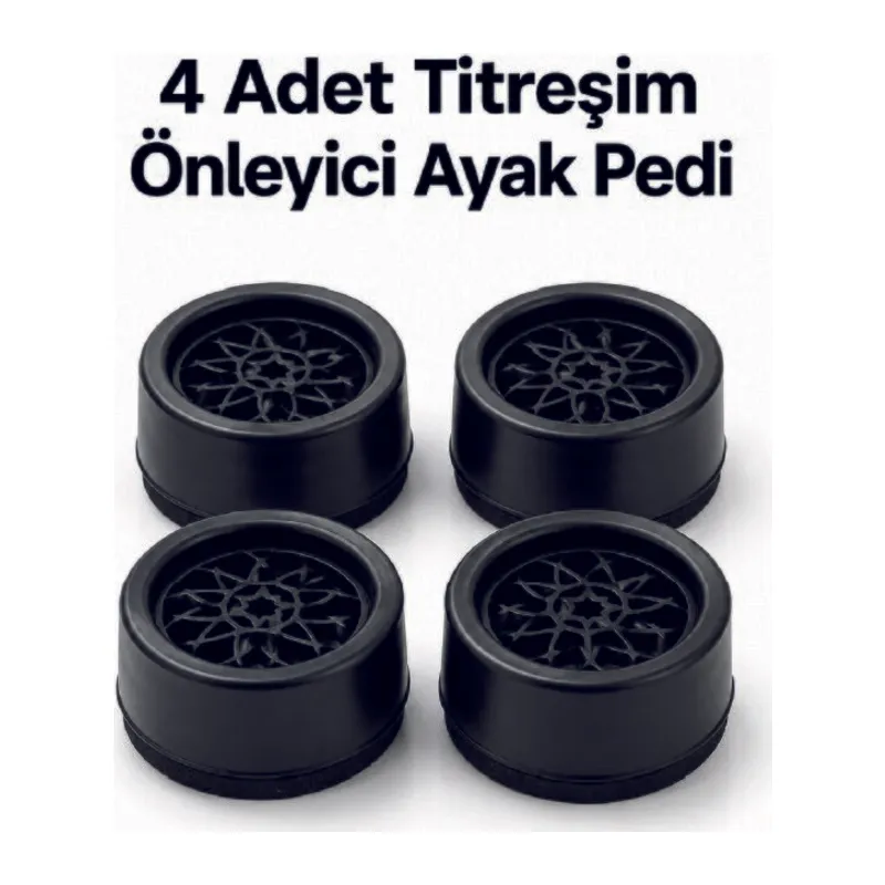 4'lü Set Çamaşır Makinesi Titreşim Önleyici Ped
