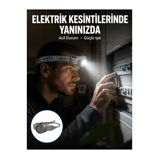 Ayarlanabilir Baş Bantlı LED Kafa Lambası Çok Amaçlı Aydınlatma Çözümü