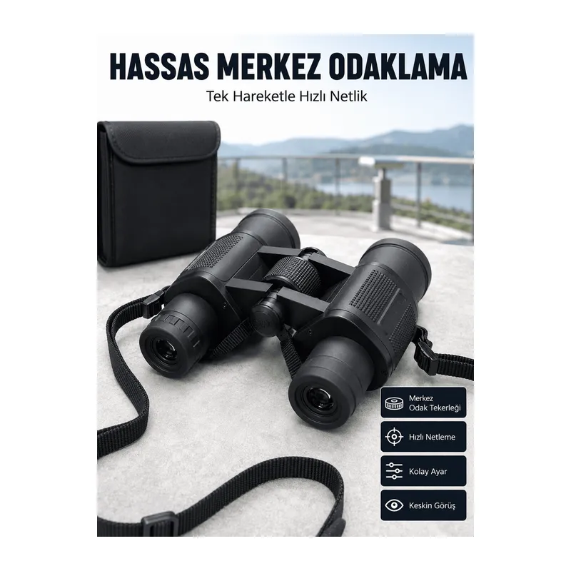 Profesyonel Doğa ve Kuş Gözlem Dürbünü FMC Optik Mercekli