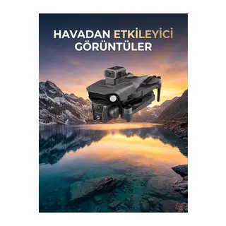 Çift Kameralı GPS Drone Geniş Açılı Havadan Görüntüleme Sistemi