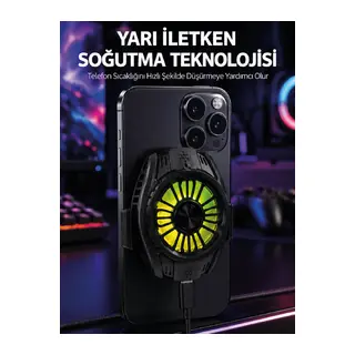 Hafif Tasarımlı Hızlı Soğutma Sağlayan Telefon Soğutucu