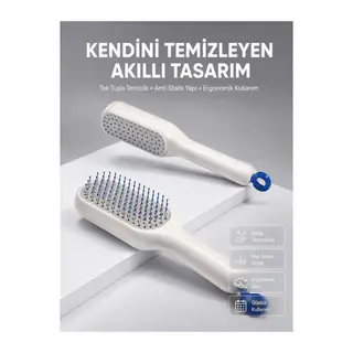 Kolay Temizlenen Fırçası Evcil Hayvanlara Özel Tüy Temizleme
