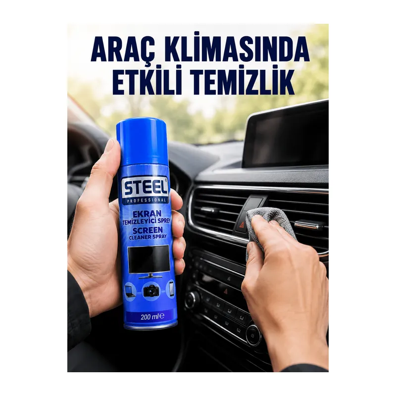 Araç ve Ev Klimaları İçin Klima Temizleyici Sprey
