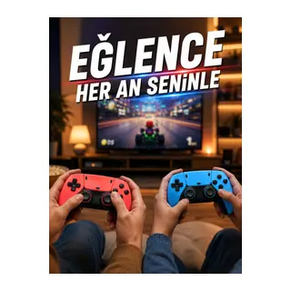 Retro Oyun Konsolu HDMI Destekli Kablosuz Oyun Kolu ile Oyun Keyfi