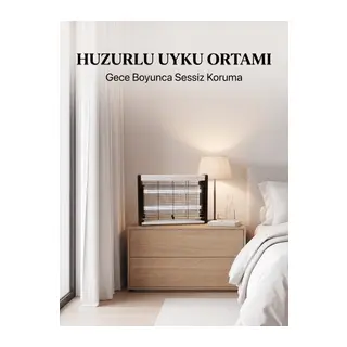 UV Işıklı Elektrikli Sinek Öldürücü Sessiz ve Etkili Kullanım