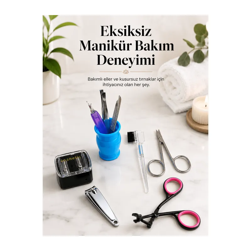 Profesyonel Manikür Pedikür Bakım Seti Çok Amaçlı Kişisel Bakım Kiti