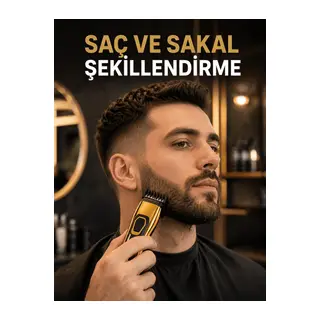 Çift Kademeli Güç Modlu Kablosuz Kişisel Bakım Seti