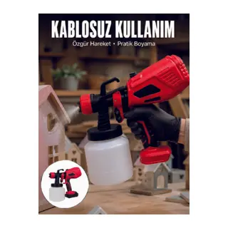 21V Güçlü Motor ile Profesyonel Boyama Performansı
