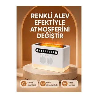 Type-C Şarjlı Kablosuz Hoparlör Beyaz Gürültü ve Atmosfer Işığı