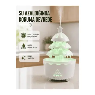 RGB Aydınlatmalı Şans Ağacı Aromaterapi Difüzörü 250 ML Hava Nemlendirici