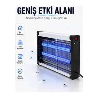 10W UV Haşere Kontrol Cihazı – Sessiz Çalışan Elektrikli Sinek Öldürücü Lamba