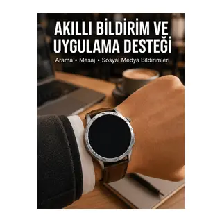 3 Kordonlu Bluetooth Görüşme Özellikli Akıllı Saat Seti