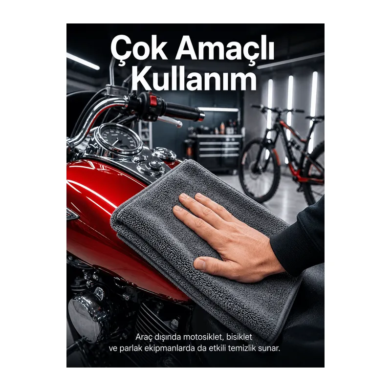50x70 Mikrofiber Tank Bezi Araç Kurulama ve Oto Bakım Temizlik Bezi Yüksek Su Emici