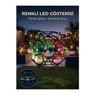 Koruyucu Kafesli Dron El Hareketiyle Kontrol Edilebilen Uçan