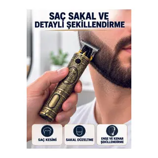 Saç Sakal Ense Düzeltme Makinesi 300 Dakika Çalışma Süreli Şarj Edilebilir