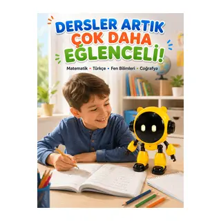 Yapay Zeka Destekli Akıllı Çocuk Robotu Türkçe Konuşma 40 Dil Wi-Fi ve Eğitim Desteği