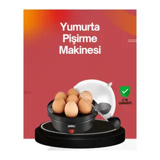 7 Yumurtalık Buharlı Yumurta Pişirme Cihazı Otomatik Kapanma Özellikli
