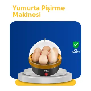Otomatik Kapanma Özellikli Yumurta Pişirme Makinesi 7 Kapasiteli